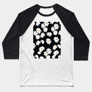 Daisy pattern Baseball T-Shirt